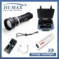 Hi-max X8 120degree angle photography diving flashlight scuba diving photo